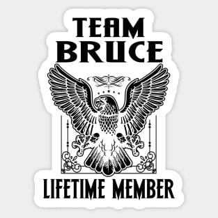 Bruce Family name Sticker